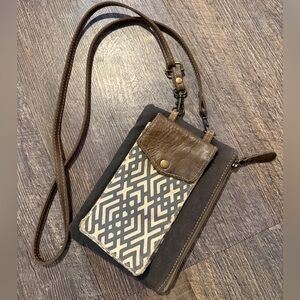 Boho Myra Bag leather and canvas Bag